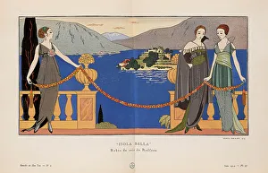 Barbier Prints: Isola Bella. Robes du soir de Redfern