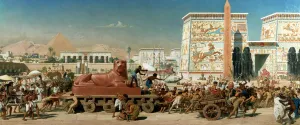 Edward Poynter Prints: Israel in Egypt, 1867. Artist: Edward John Poynter