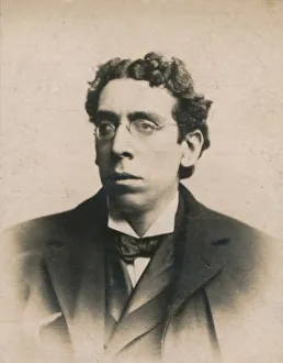 Israel Zangwill, (1864-1926). British humorist and writer, 1894-1907. Artists: Israel Zangwill, Unknown