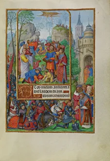 Collecting Prints: The Israelites Collecting Manna from Heaven; Spinola Hours