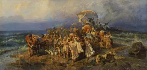 Kotarbinsky Prints: The Israelites crossing of the Red Sea
