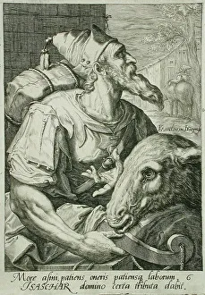 Gheyn Jacques De Ii Prints: Issachar, c1590. Creator: Jacques de Gheyn II