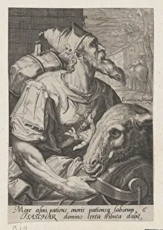 Gheyn Jacques De Ii Prints: Issachar, from The Twelve Sons of Jacob. Creator: Jacques de Gheyn II