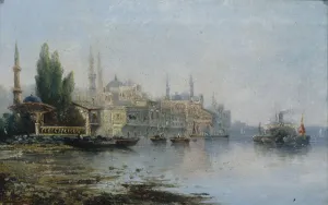Golden Horn Prints: Istanbul as seen from the Bosphorus, Second Half of the 19th cen Artist: French master
