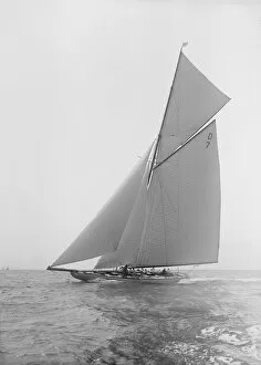 Allom Gallery: Istria sailing close-hauled, 1912. Creator: Kirk & Sons of Cowes