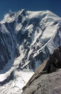 Rhone Alpes Collection: Italian face of Mont Blanc