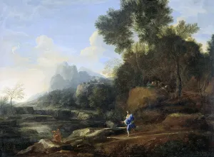 Dughet Gaspar Prints: Italian Landscape, 1638-1640. Creator: Gaspard Dughet