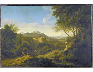 Gaspard Prints: Italian Landscape, between 1640 and 1675. Creator: Gaspard Dughet
