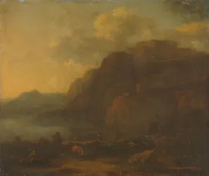 Nicolaes Berghem Prints: Italian Landscape, 1650-1683. Creator: Nicolaes Berchem