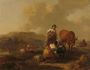 Nicolaes Berghem Prints: Italian Landscape, 1655-1683. Creator: Nicolaes Berchem