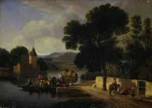 1840s Prints: Italian Landscape, 1849. Creator: Vasilij Raev