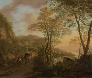 Intricately Prints: Italian Landscape, c1638-1652. Creator: Jan Dirksz Both