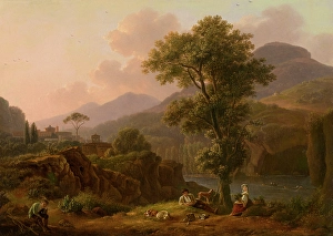 Plein Air Prints: Italian Landscape, c1780-1810. Creator: Simon Alexandre Clement Denis