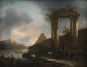 Schellinks Willem Prints: Italian Landscape with Classical Ruins, 1642-1678. Creator: Willem Schellinks