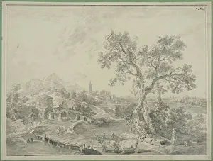 Jan Jansz Wijnants Prints: Italian landscape. Creator: Unknown