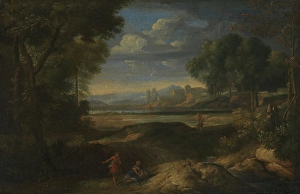 Dughet Gaspar Prints: Italian Landscape, probably last half of 17th century. Creator: Gaspard Dughet