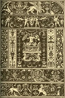 Symmetrical Prints: Italian Renaissance sgraffitos, wood-mosaic, marble-mosaic and bas-reliefs, (1898)
