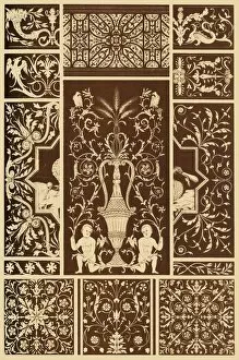 Italian Renaissance wood mosaic, (1898). Creator: Unknown