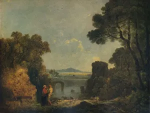 Decline Prints: Italian River Landscape with a broken Bridge, c1779, (1938). Artist: Richard Wilson