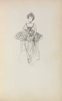 1858 1924 Prints: Italian Sketchbook: Ballerina (page 231)