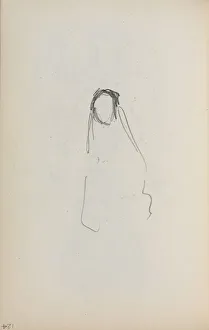 Italian Sketchbook: Figure (page 124), 1898-1899. Creator: Maurice Prendergast (American