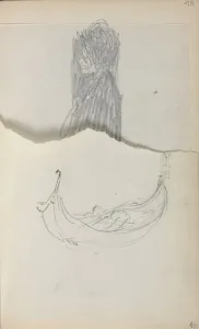 Italian Sketchbook: Gondola (page 46), 1898-1899. Creator: Maurice Prendergast (American