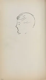 Italian Sketchbook: Head of a Man in Profile (page 150), 1898-1899 Italian Sketchbook: Head of a Man in Profile (page 150), 1898-1899