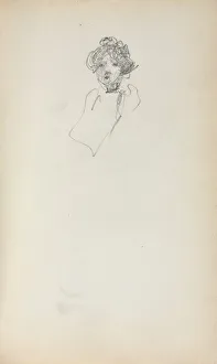1858 1924 Prints: Italian Sketchbook: Head of a Woman (page 215)