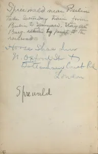 Italian Sketchbook: Notes (page 260), 1898-1899. Creator: Maurice Prendergast (American