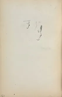 1858 1924 Prints: Italian Sketchbook: Two Profiles (page 258)