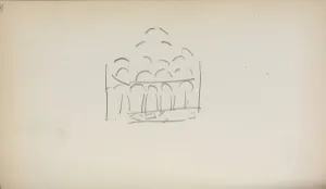 Italian Sketchbook: San Marco (page 186), 1898-1899. Creator: Maurice Prendergast (American