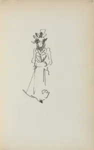 1858 1924 Prints: Italian Sketchbook: Standing Woman ( page 118)