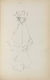 1858 1924 Prints: Italian Sketchbook: Standing Woman (page 147)
