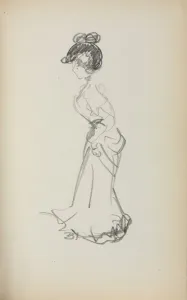 1858 1924 Prints: Italian Sketchbook: Standing Woman (page 167)