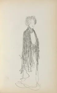Italian Sketchbook: Standing Woman (page 213), 1898-1899. Creator: Maurice Prendergast (American