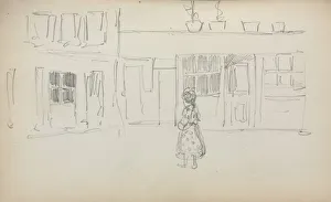 1858 1924 Prints: Italian Sketchbook: Street Scene with a Girl ( page 159)