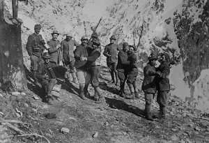 Messing About Prints: Italian soldiers amusements at mountain outpost