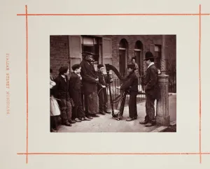 Rowhouse Prints: Italian Street Musicians, 1877. Creator: John Thomson
