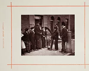 Italian Street Musicians, 1877. Creator: John Thomson