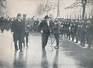 Italian veteran, General Ricciotti Garibaldi, at a review of French recruits in Paris, c1914 Italian veteran, General Ricciotti Garibaldi, at a review of French recruits in Paris, c1914
