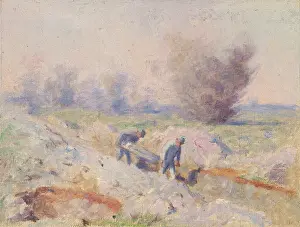 Stretcher Prints: From Italian Front VII, around 1914-1918. Creator: Dezider Czolder