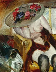 Undergarments Collection: Italian woman in yellow chair, 1912