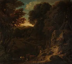 Pond Prints: Italian Wooded Landscape with Cattle Pond
