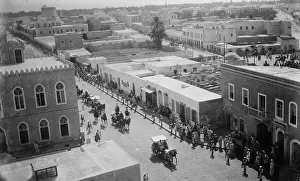 Libya Prints: Italians taking possession of Tripoli, 1911. Creator: Bain News Service