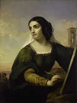 Belfry Gallery: Italy, 1843. Creator: Daniel Huntington
