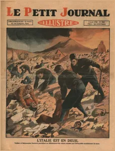 Petit Journal Collection: Italy is in mourning, 1930. Creator: Unknown