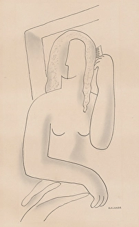 1931 Prints: Itching, around 1931. Creator: Mikulas Galanda