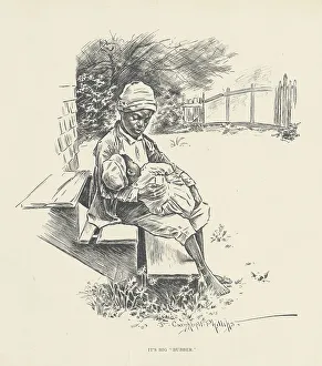 R H Russell Prints: It's big Bubber, 1899. Creator: Jay Campbell Phillips