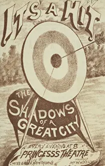 It's A Hit - The Shadows of a Great City at the Princess's Theatre, 1887. Creator: Unknown.<br> It's A Hit - The Shadows of a Great City at the Princess's Theatre, 1887
