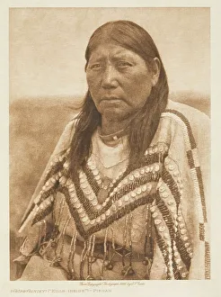Beadwork Prints: Itsipstsinikyi ('Kills-Inside')-Piegan, 1926. Creator: Edward Sheriff Curtis